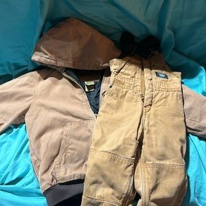 Kids Carhart type snowsuit